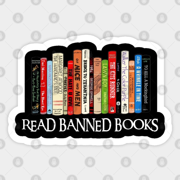 Read Banned Books Sticker by Xtian Dela ✅